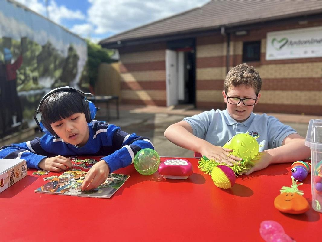 Youth Group Playing Outdoor